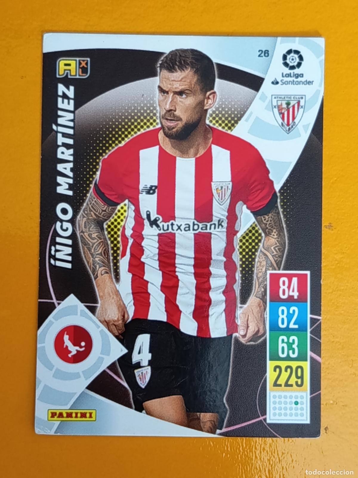 Figurine di Calcio: 26 &Iacute;&Ntilde;IGO MART&Iacute;NEZ. ATHLETIC CLUB BILBAO. ADRENALYN XL 2021-22. PANINI