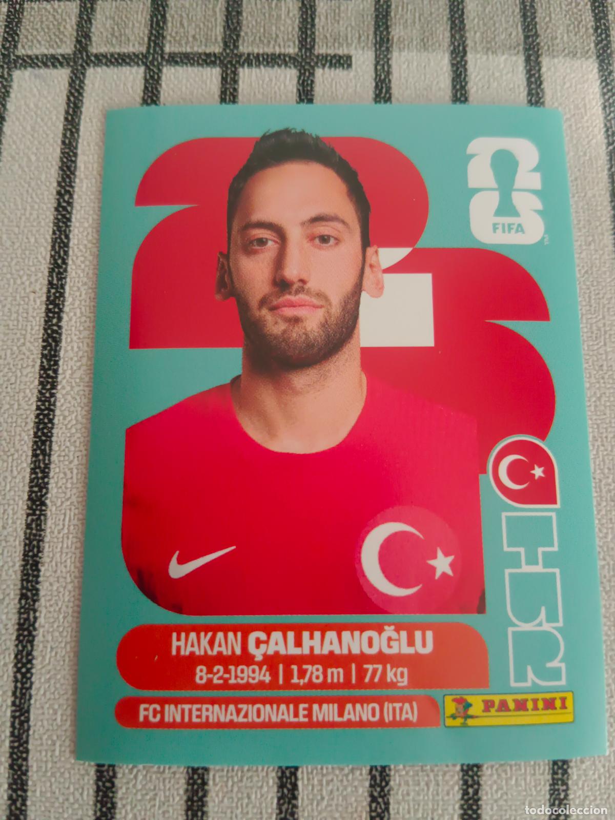 Cromos de Futebol: MUNDIAL 2026 ESTADOS UNIDOS USA MEXICO MEJICO CANADA TUR 11 TUR11 HAKAN CALHANOGLU TURQUIA FIFA