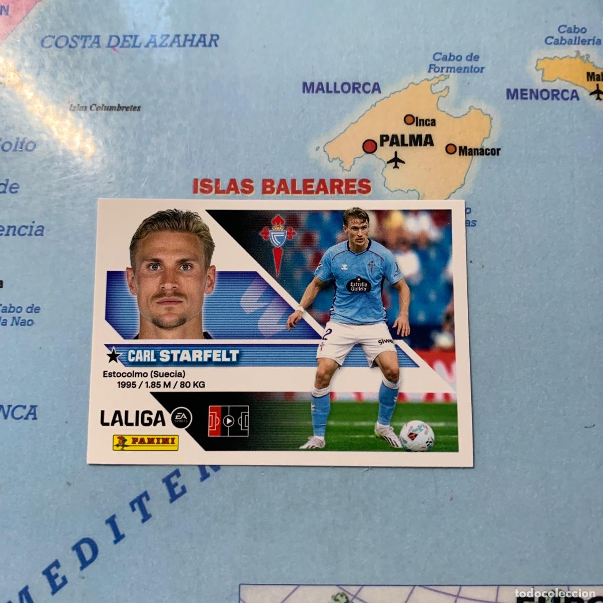 Cromos de Futebol: Starfelt n&uacute;mero 8 del Celta cromo de la liga este 26-27 2026-2027