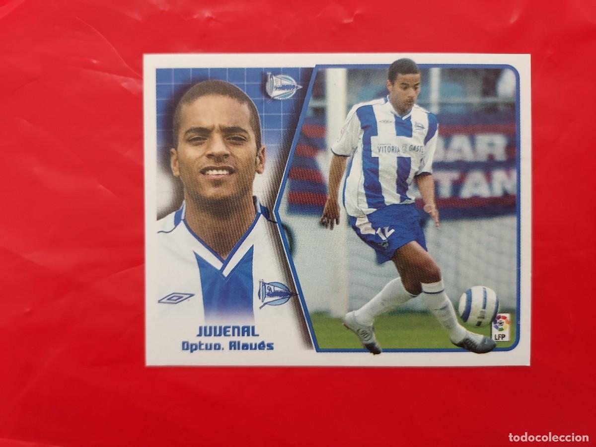 Cromos de f&uacute;tbol: CROMO JUVENAL DEPORTIVO ALAVES BAJA - SIN PEGAR - EDICIONES ESTE LIGA 2005 2006