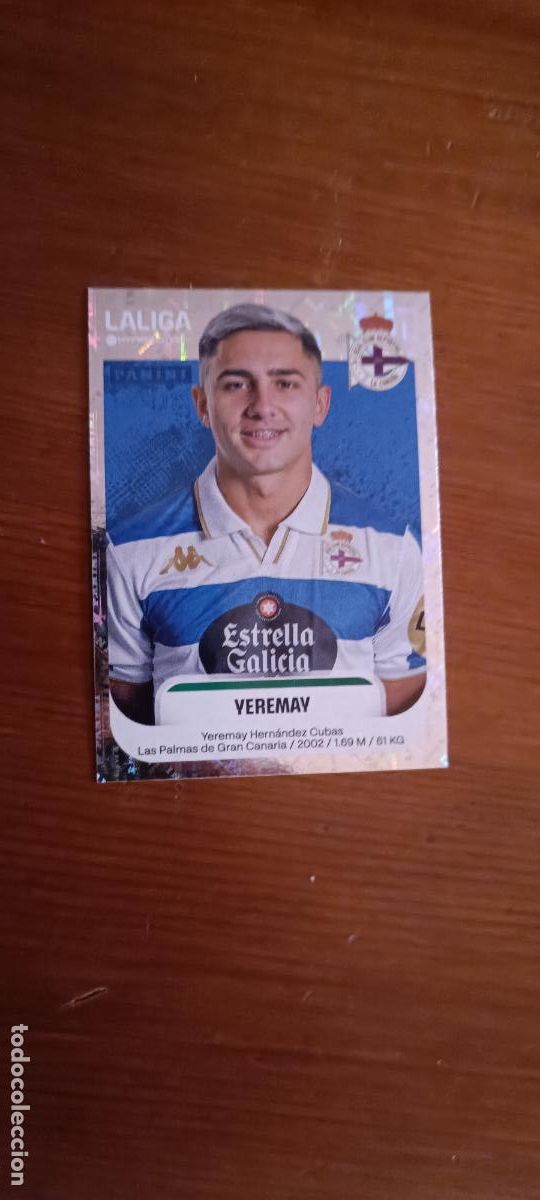 Figurine di Calcio: 188 YEREMAY DEPORTIVO CORU&Ntilde;A ⚽ PANINI LIGA HYPERMOTION 25 26 2025 2026