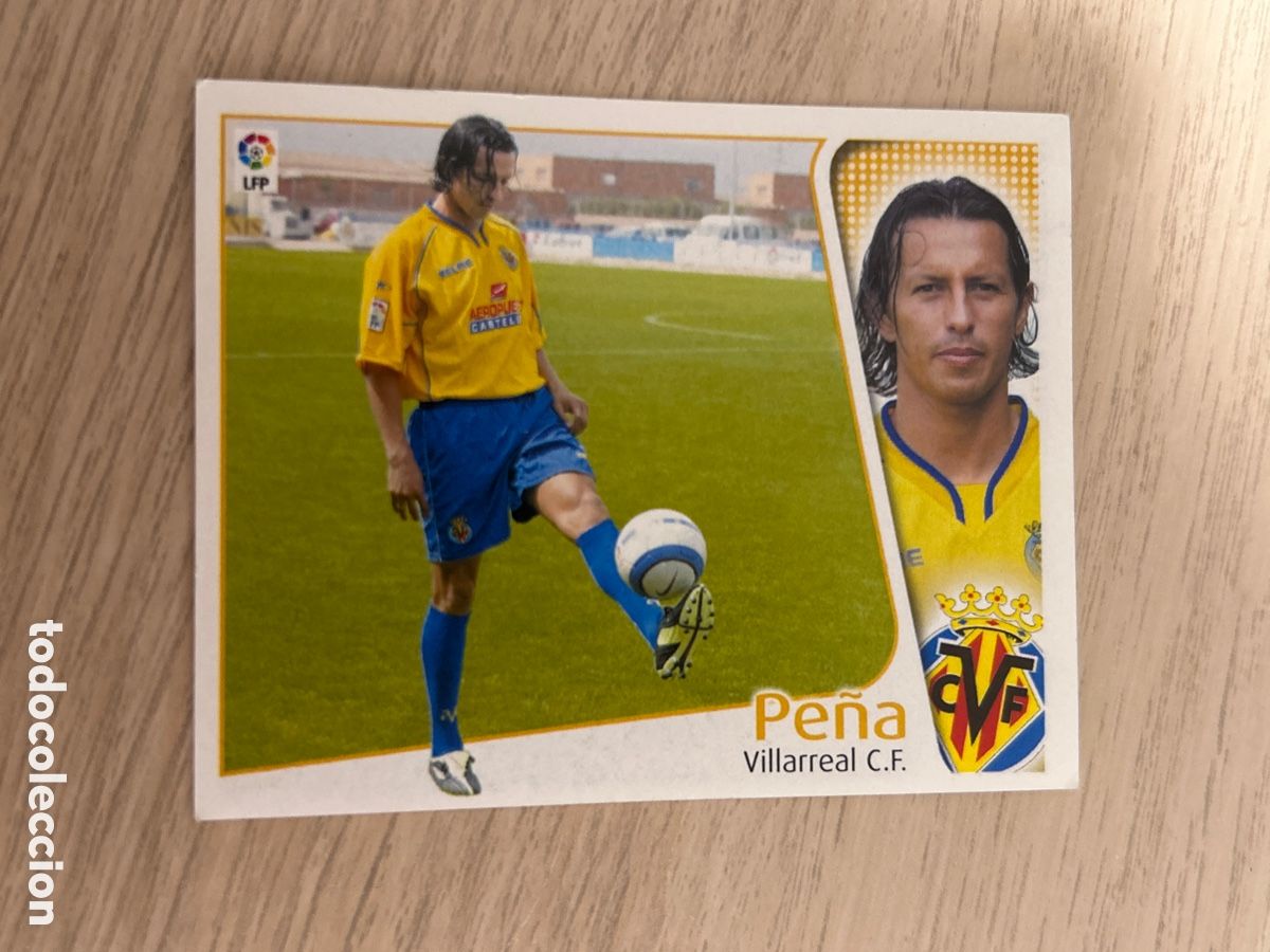 Figurine di Calcio: PE&Ntilde;A VILLARREAL COLOCA LIGA ESTE 2004 2005 04 05 NUNCA PEGADO SIN PEGAR