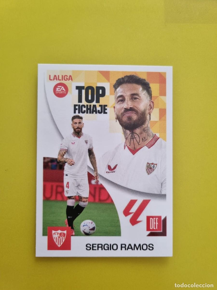Football Stickers: CROMO FTUBOL LIGA ESTE SERGIO RAMOS SEVILLA N&ordm;69 TOP FICHAJES 23 24 2023 2024 AR826