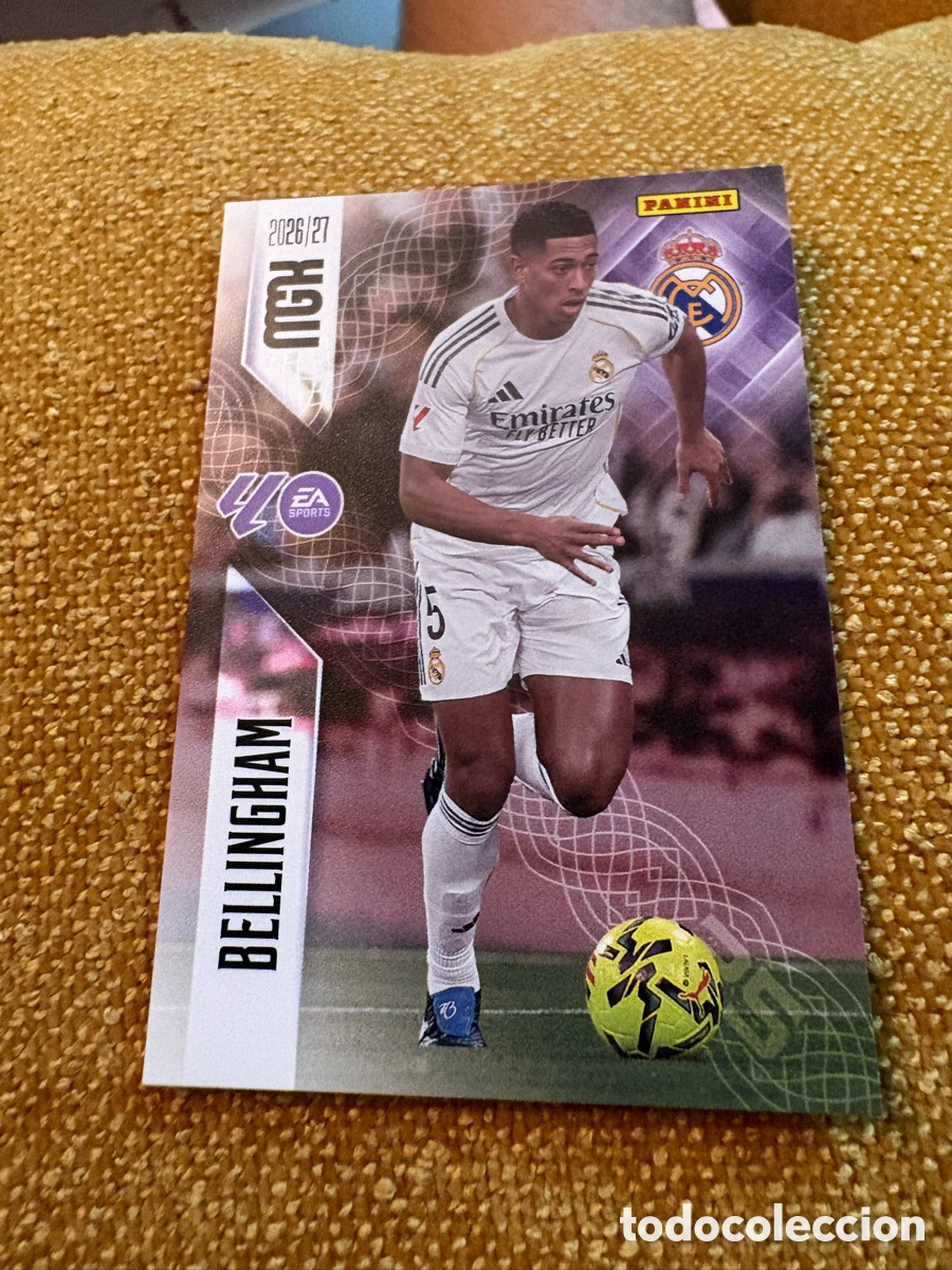 Football Stickers: Bellingham n&uacute;mero 228 del Real Madrid megacracks 26-27 2026-2027