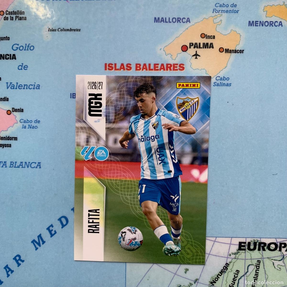 Football Stickers: Rafita n&uacute;mero 242 del Malaga megacracks 26-27 2026-2027