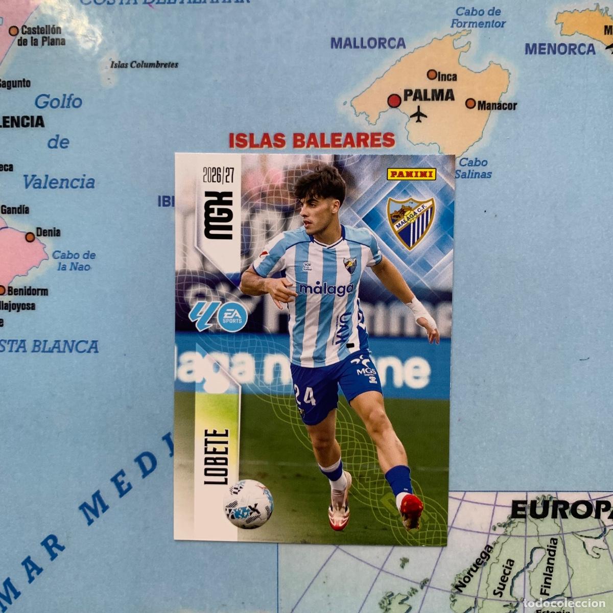 Football Stickers: Lobete n&uacute;mero 249 del Malaga megacracks 26-27 2026-2027