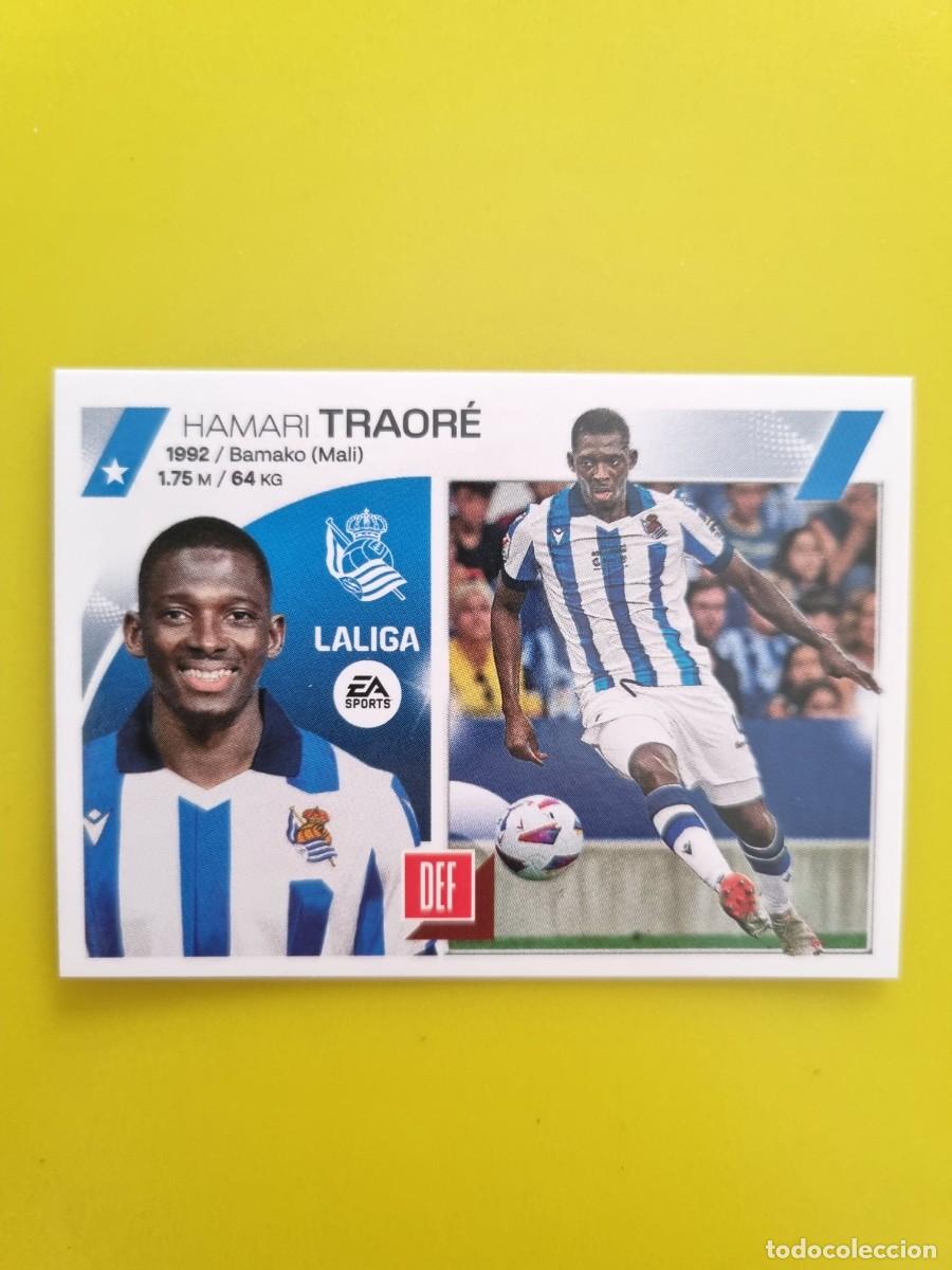 Figurine di Calcio: CROMO FTUBOL LIGA ESTE TRAOR&Eacute; REAL SOCIEDAD N&ordm;17 ULTIMOS FICHAJES 23 24 2023 2024 AR826
