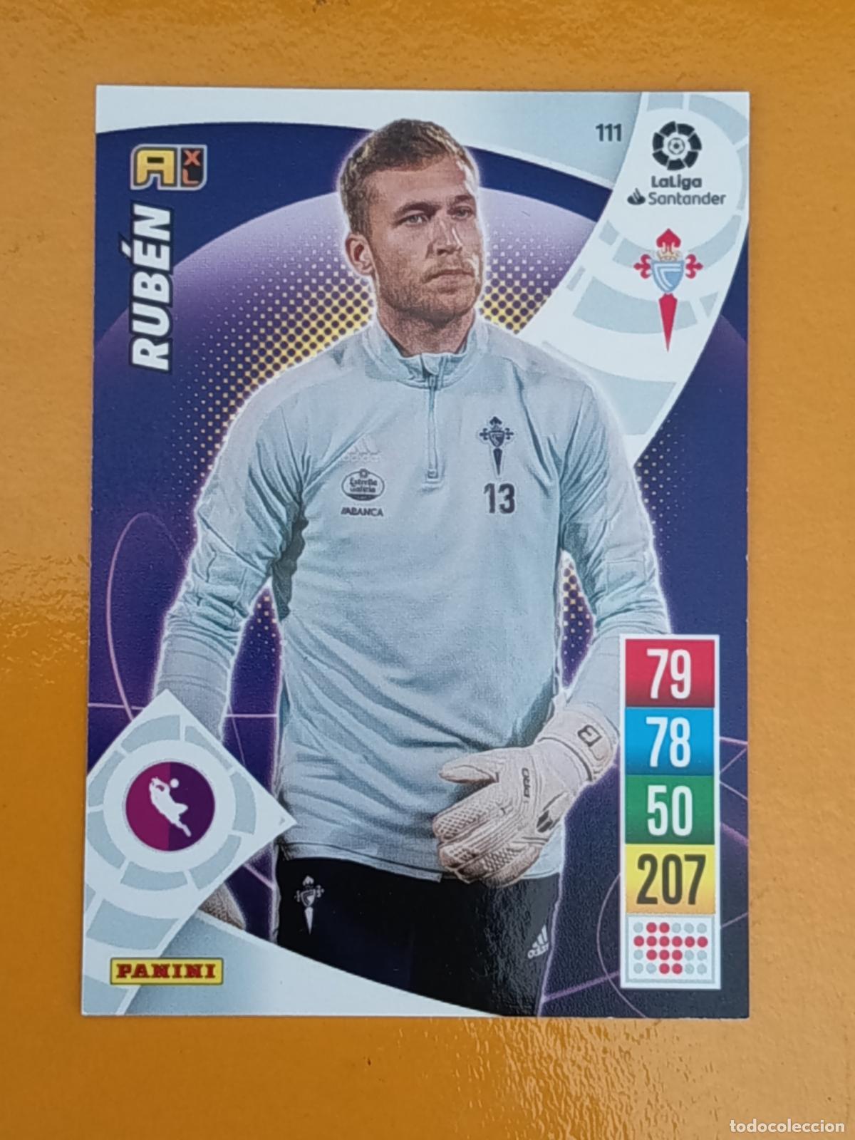 Fu&szlig;ball-Sticker: 111 RUB&Eacute;N. R.C CELTA DE VIGO. ADRENALYN XL 2021-22. PANINI