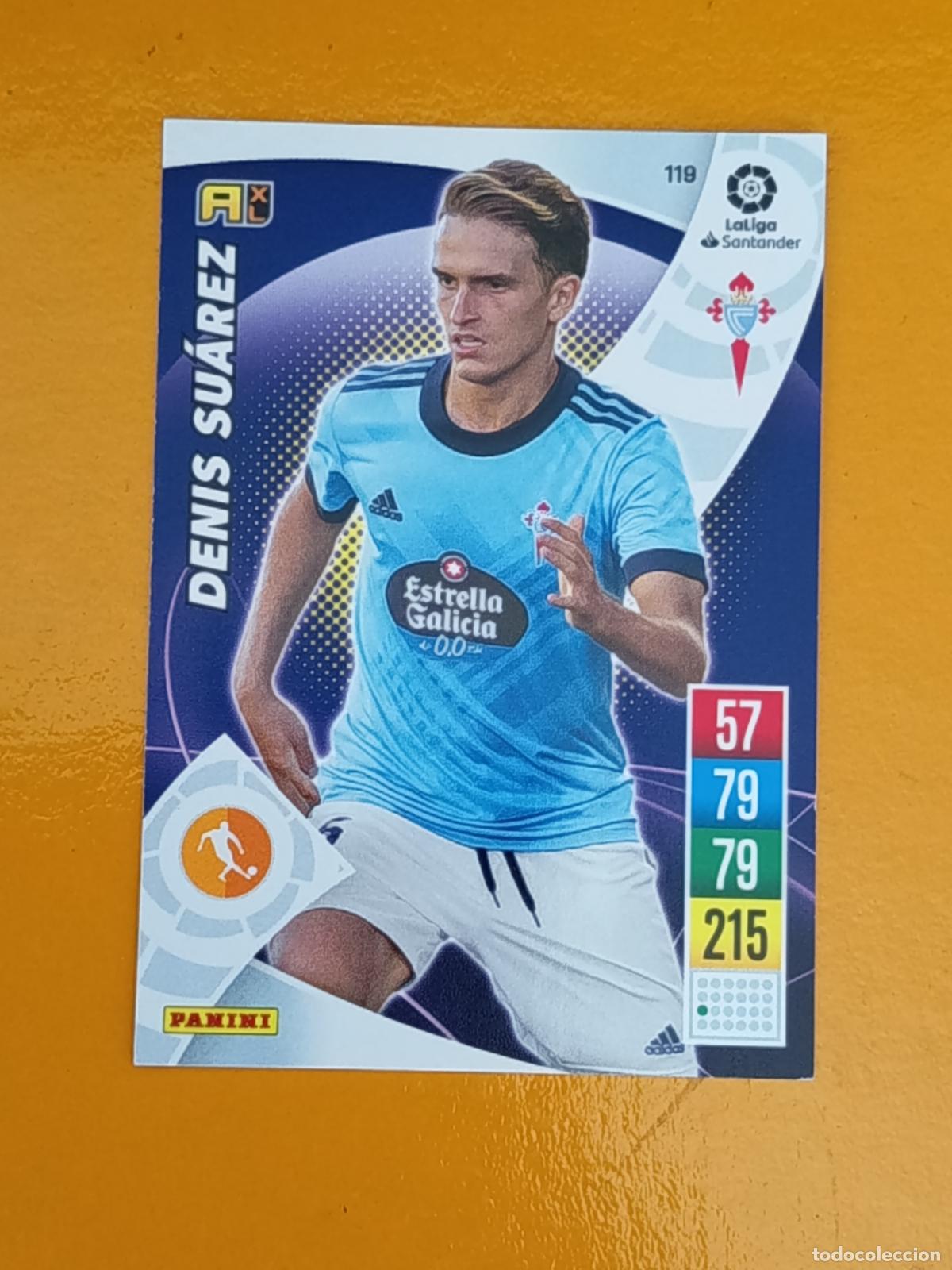 Cromos de f&uacute;tbol: 119 DENIS SU&Aacute;REZ. R.C CELTA DE VIGO. ADRENALYN XL 2021-22. PANINI