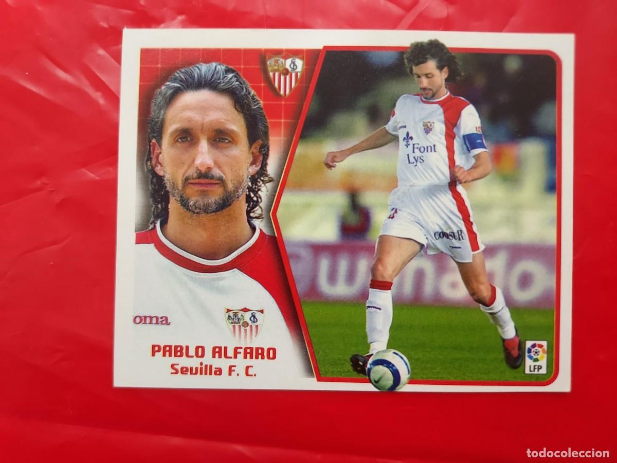 Cromos de f&uacute;tbol: CROMO PABLO ALFARO SEVILLA - SIN PEGAR - EDICIONES ESTE LIGA 2005 2006