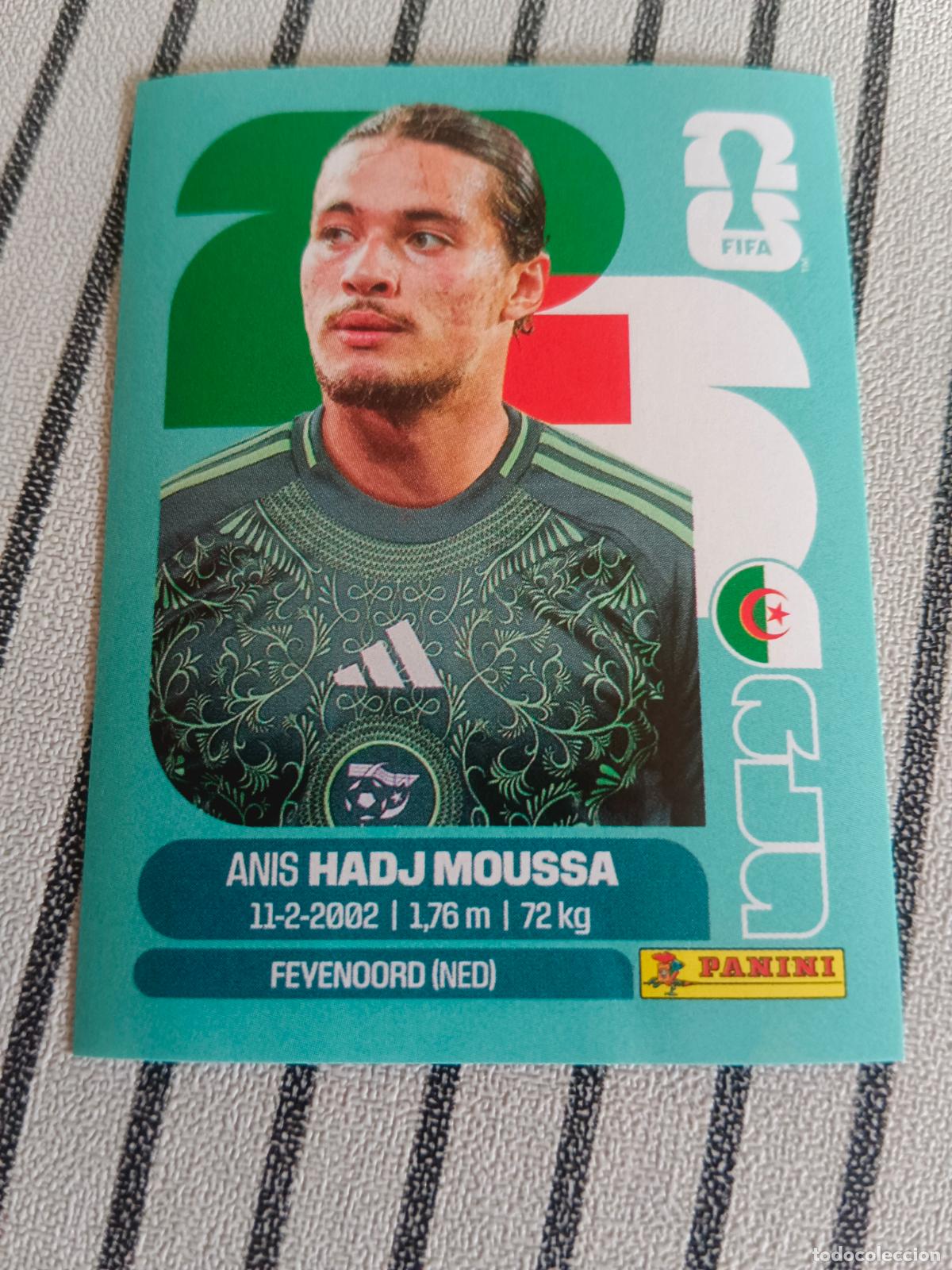 Cromos de f&uacute;tbol: MUNDIAL 2026 ESTADOS UNIDOS USA MEXICO MEJICO CANADA ALG 17 ALG17 ANIS HADJ ARGELIA FIFA WORLD