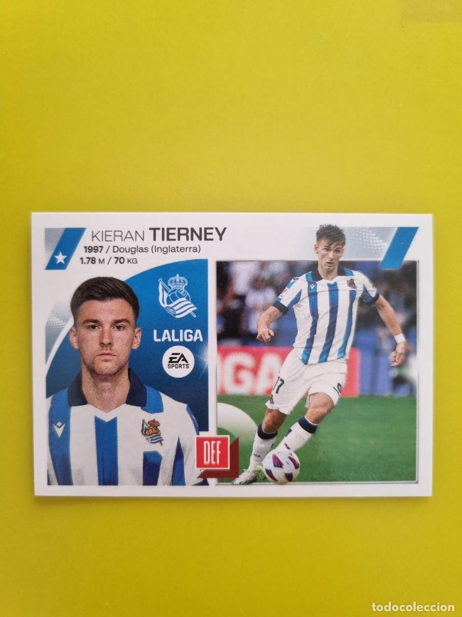 Cromos de f&uacute;tbol: CROMO FTUBOL LIGA ESTE TIERNEY REAL SOCIEDAD N&ordm;10 BIS COLOCA 23 24 2023 2024 AR826