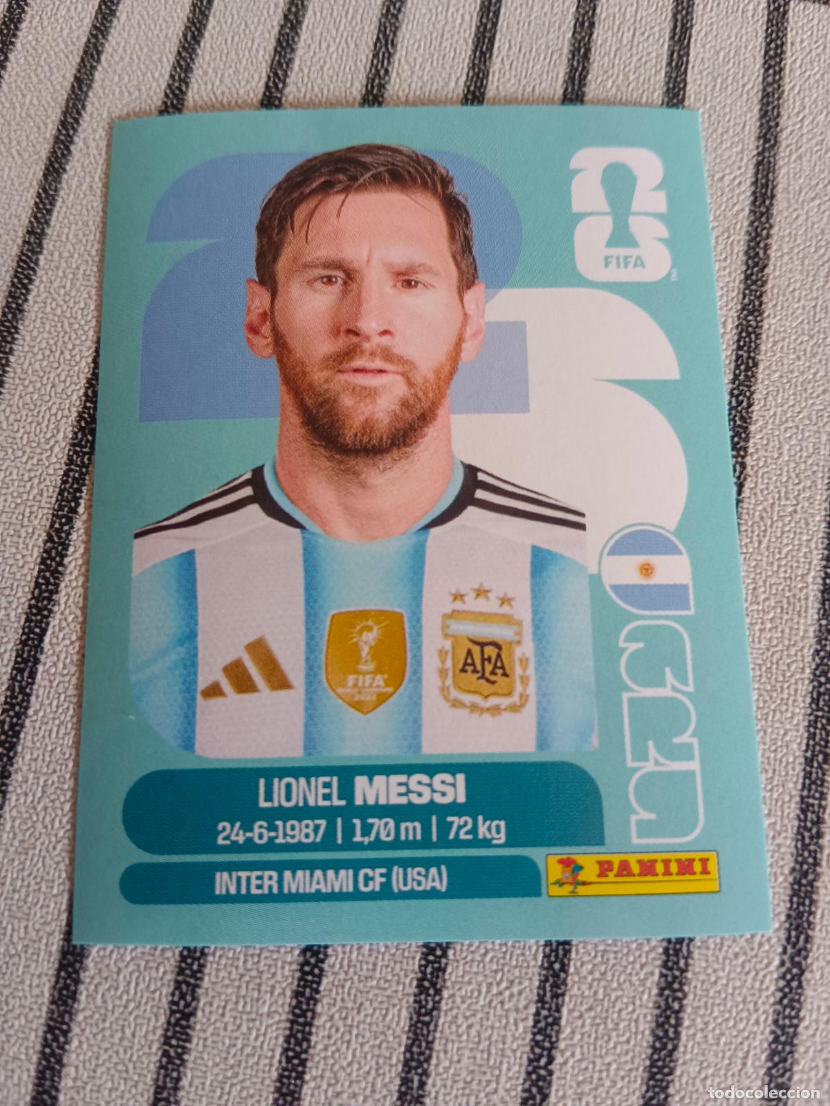 Cromos de f&uacute;tbol: MUNDIAL 2026 ESTADOS UNIDOS USA MEXICO MEJICO CANADA ARG 17 ARG17 MESSI ARGENTINA FIFA