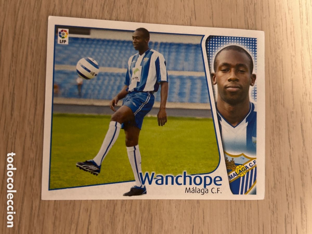 Cromos de f&uacute;tbol: WANCHOPE MALAGA FICHAJE 43 LIGA ESTE 2004 2005 04 05 NUNCA PEGADO SIN PEGAR
