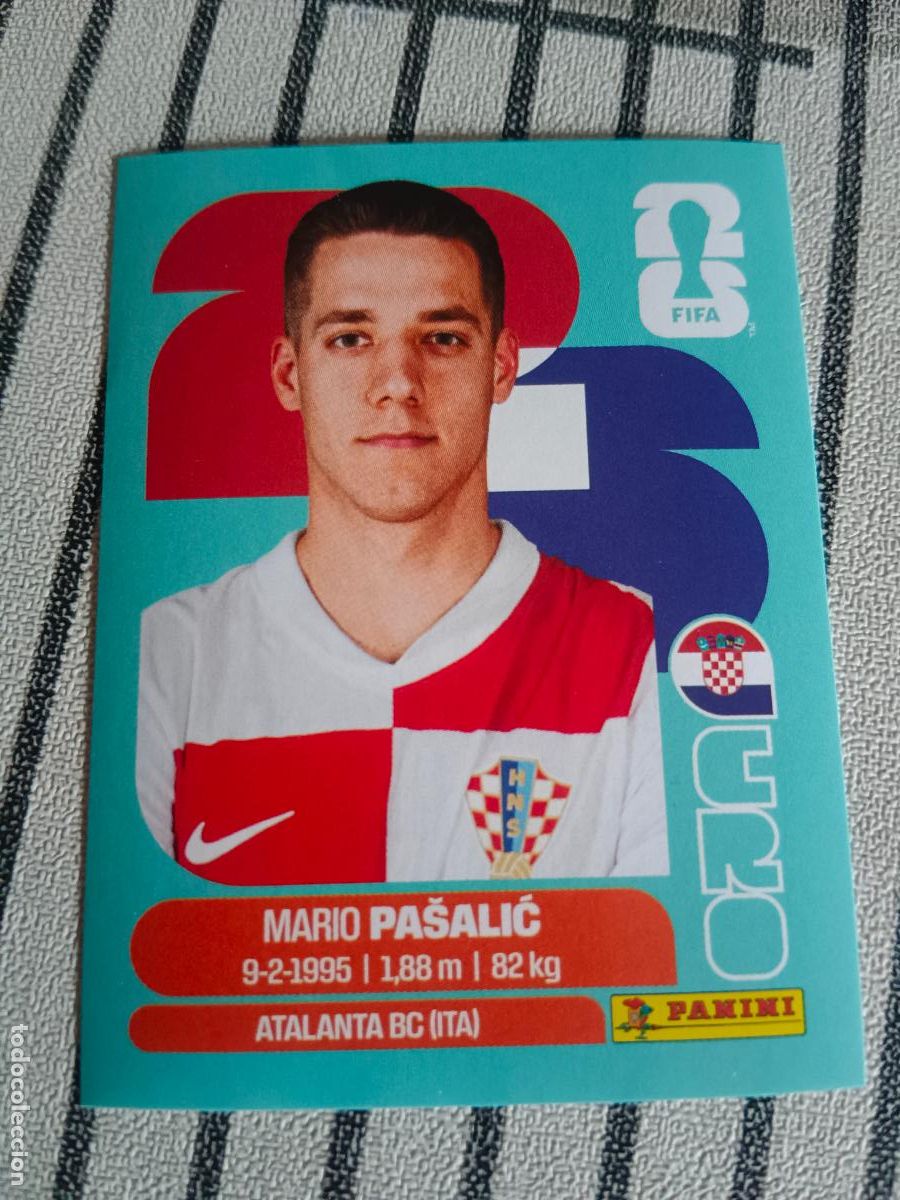 Cromos de f&uacute;tbol: MUNDIAL 2026 ESTADOS UNIDOS USA MEXICO MEJICO CANADA CRO 14 CRO14 MARIO PASALIC CROACIA FIFA