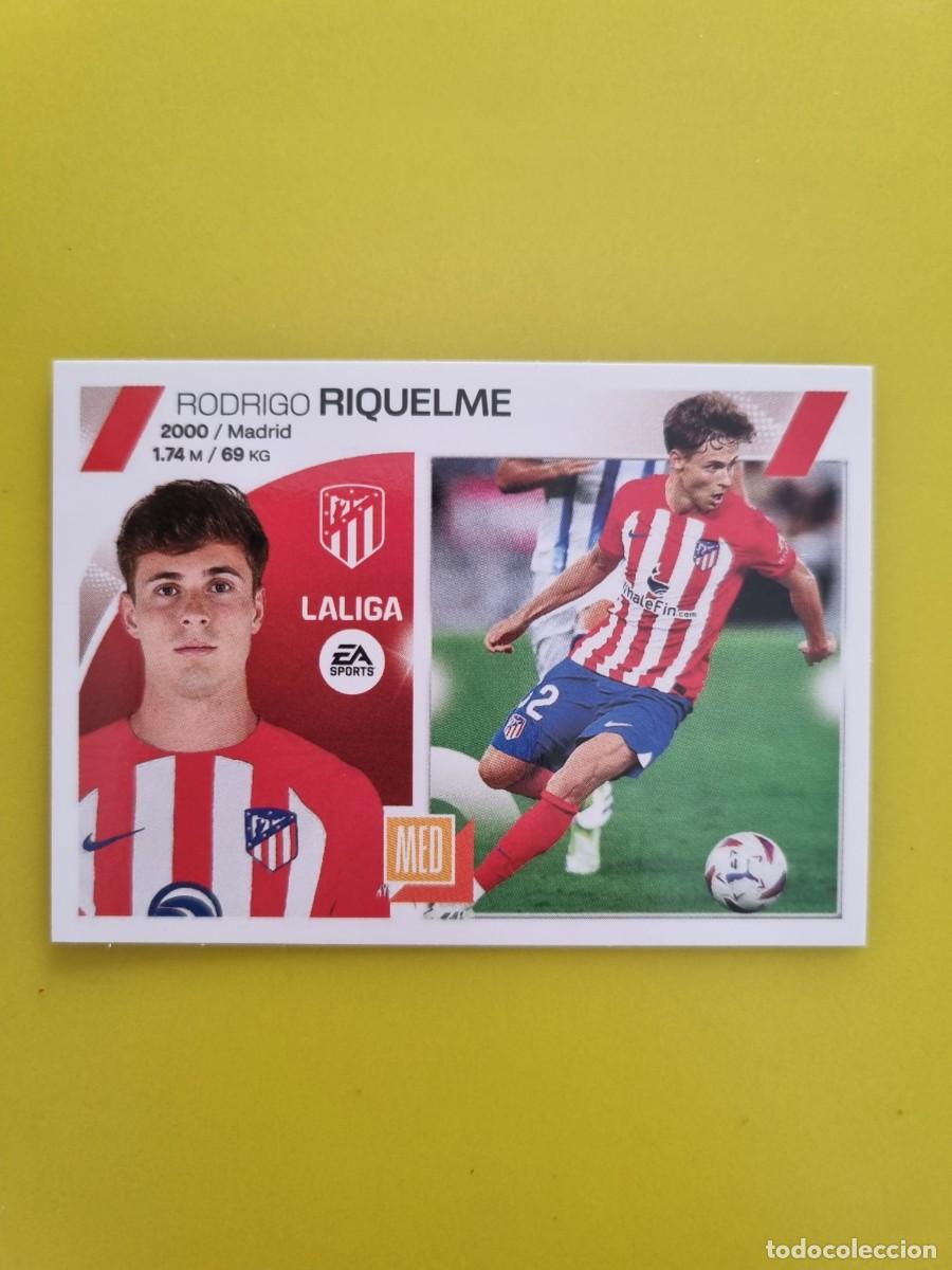 Figurine di Calcio: CROMO FTUBOL LIGA ESTE RIQUELME ATL DE MADRID N&ordm;16 BIS COLOCA 23 24 2023 2024 AR826
