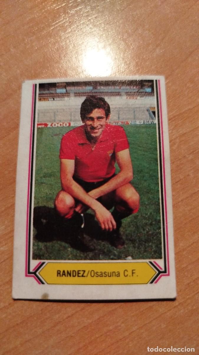Cromos de f&uacute;tbol: LIGA ESPA&Ntilde;OLA 80/81 - OSASUNA CF - RANDEZ