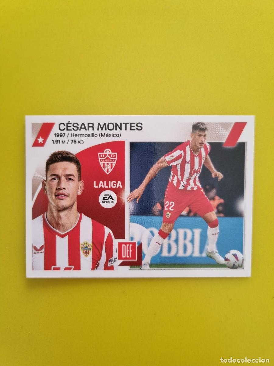 Cromos de f&uacute;tbol: CROMO FTUBOL LIGA ESTE C&Eacute;SAR MONTES ALMER&Iacute;A N&ordm;8 BIS COLOCA 23 24 2023 2024 AR826