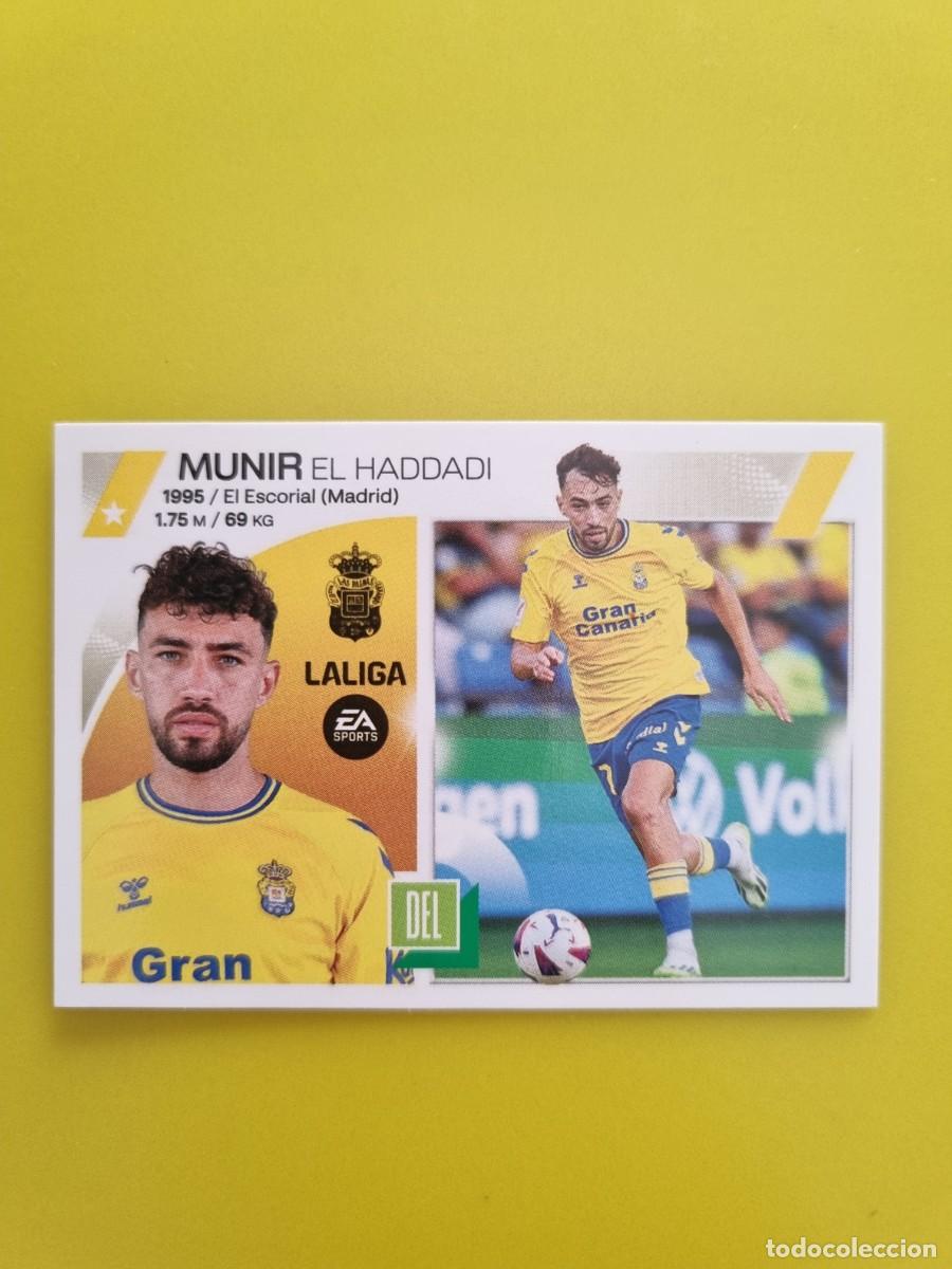 Cromos de f&uacute;tbol: CROMO FTUBOL LIGA ESTE MUNIR UD LAS PALMAS N&ordm;37 ULTIMOS FICHAJES 23 24 2023 2024 AR826
