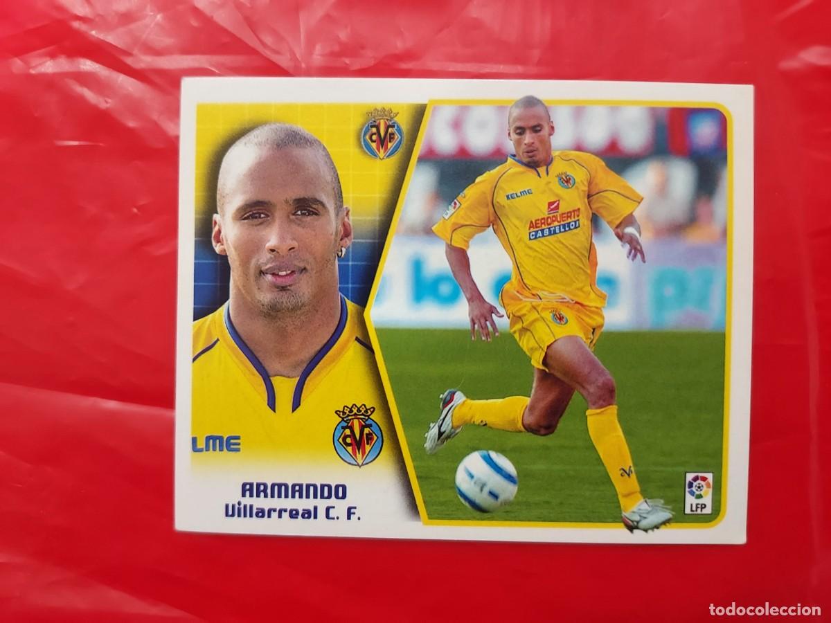Cromos de f&uacute;tbol: CROMO ARMANDO VILLARREAL BAJA - SIN PEGAR - EDICIONES ESTE LIGA 2005 2006