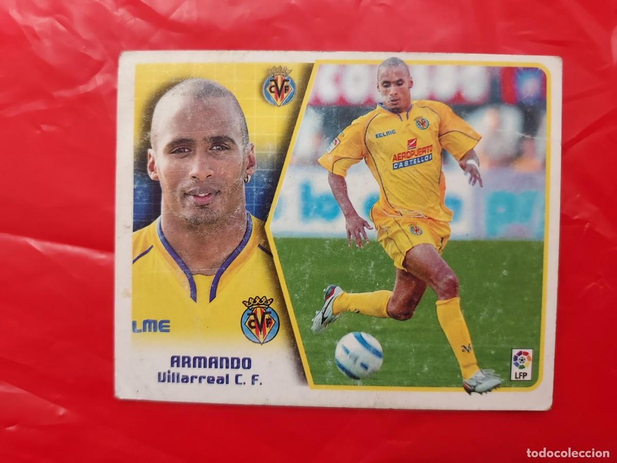 Cromos de f&uacute;tbol: CROMO ARMANDO VILLARREAL BAJA - SIN PEGAR - EDICIONES ESTE LIGA 2005 2006