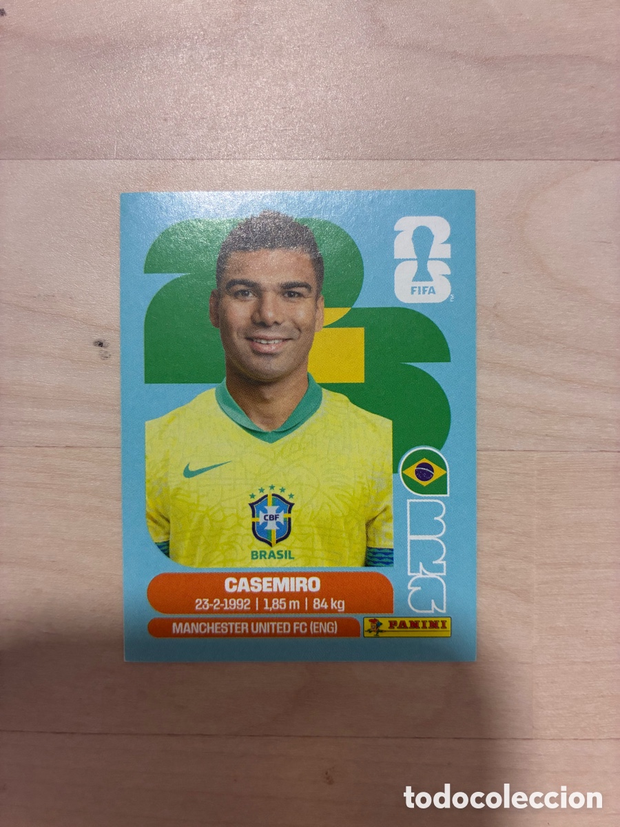 Cromos de f&uacute;tbol: Cromos Panini Mundial 2026 - BRA 10 Casemiro