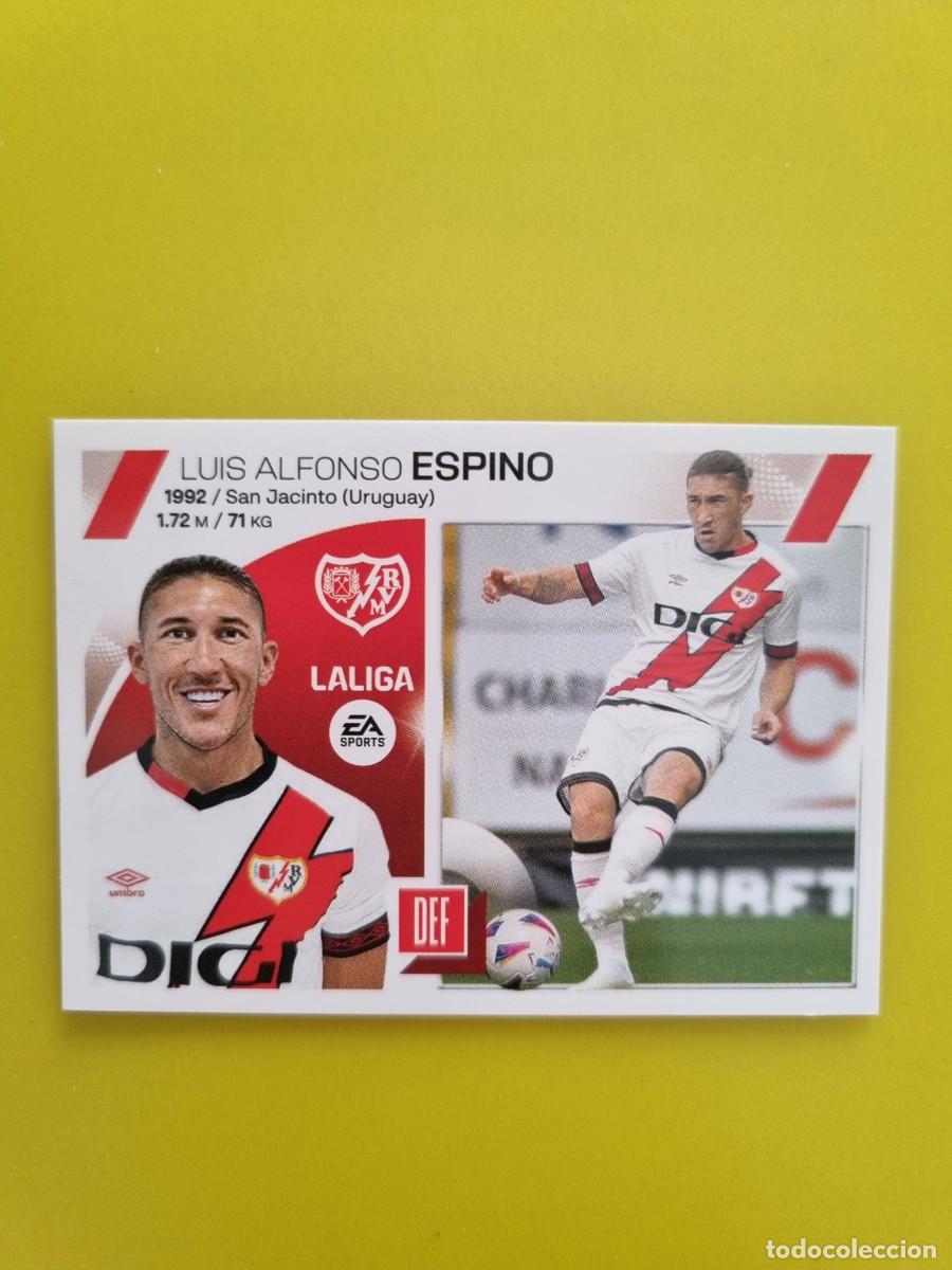 Cromos de f&uacute;tbol: CROMO FTUBOL LIGA ESTE ESPINO RAYO VALLECANO N&ordm;25 ULTIMOS FICHAJES 23 24 2023 2024 AR826
