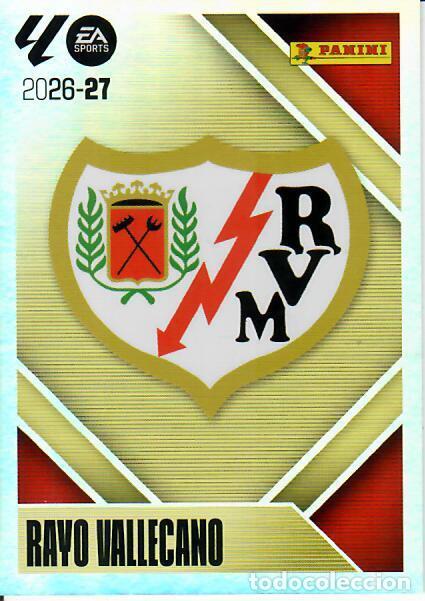 Cartes &agrave; collectionner de Football: CROMO PANINI LIGA ESTE 26 27 - N&ordm; 1 - ESCUDO - RAYO VALLECANO