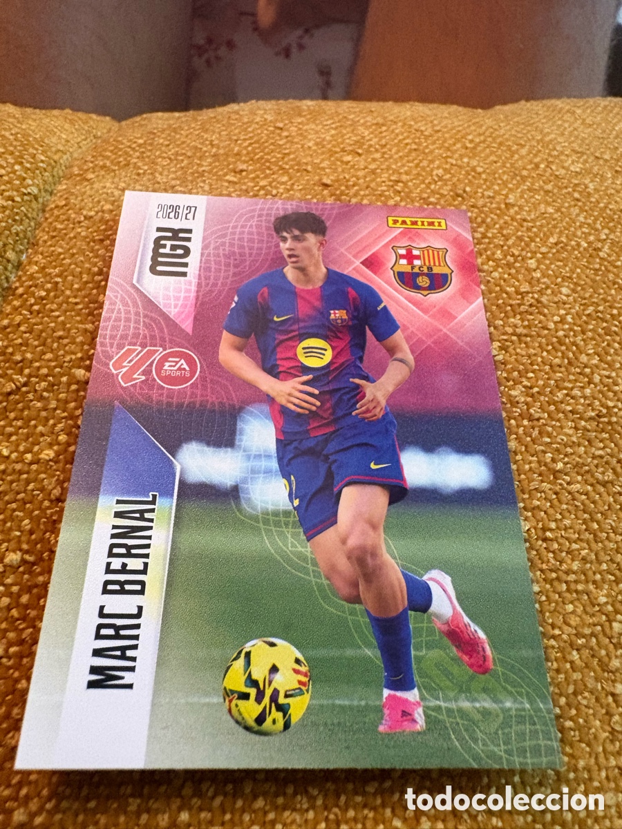 Cromos de f&uacute;tbol: N&deg;83 FC Barcelona Marc Bernal Megacracks 26/27