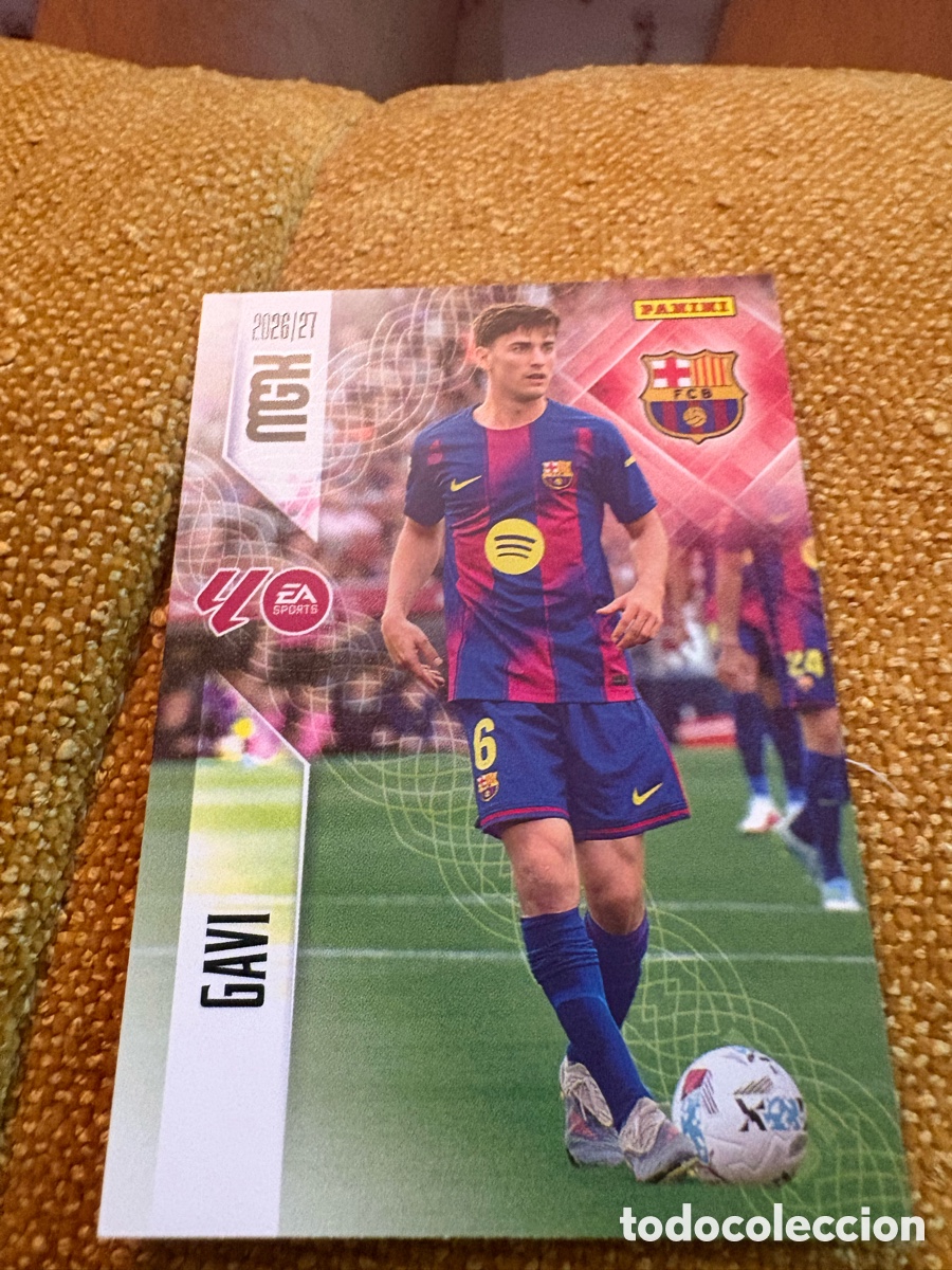 Figurine di Calcio: Gavi n&uacute;mero 84 del Barcelona megacracks 26-27 2026-2027