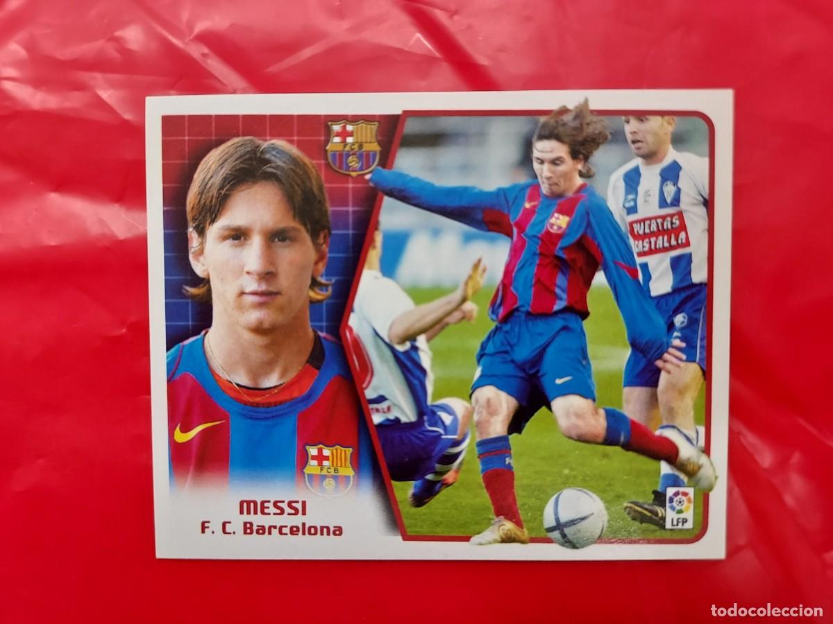 Figurine di Calcio: CROMO MESSI F. C. BARCELONA - SIN PEGAR - EDICIONES ESTE LIGA 2005 2006