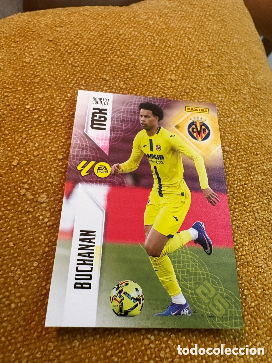 Cromos de f&uacute;tbol: 374 BUCHANAN VILLARREAL ⚽ MEGACRACKS LIGA 2026 2027 26 27 ⚽
