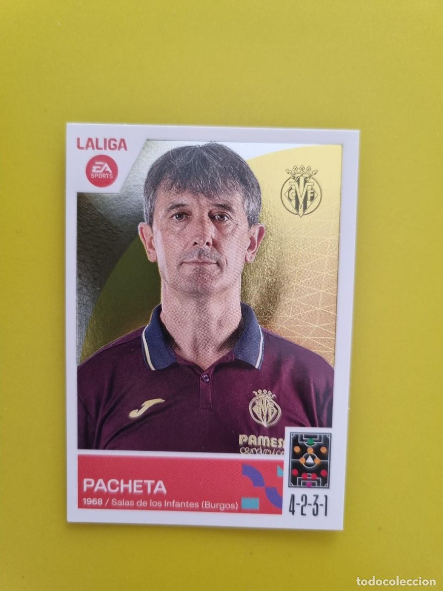 Cromos de f&uacute;tbol: CROMO FTUBOL LIGA ESTE PACHETA ENTRENADOR VILLARREAL N&ordm;2 BIS COLOCA 23 24 2023 2024 AR826
