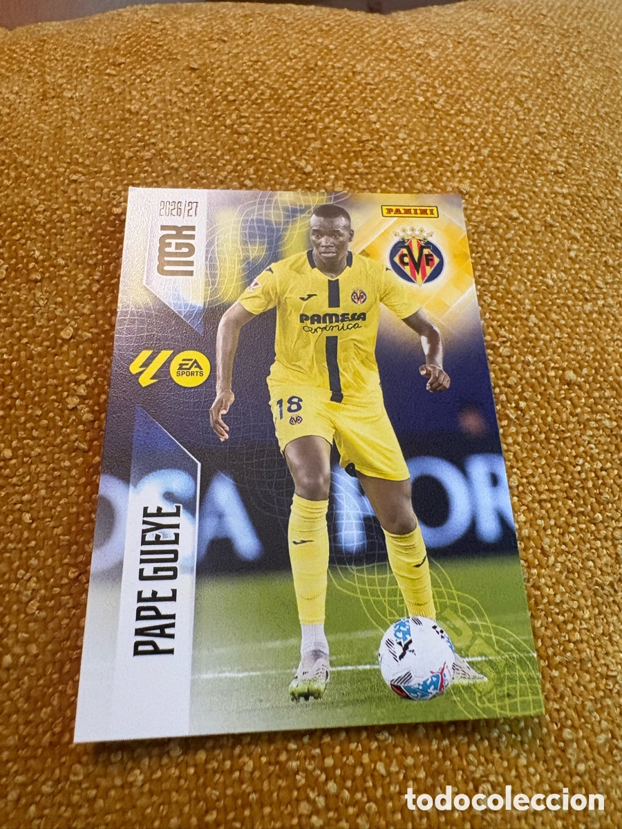 Cromos de f&uacute;tbol: N&ordm; 372 Pape Gueye Villarreal CF Megacracks 26 27
