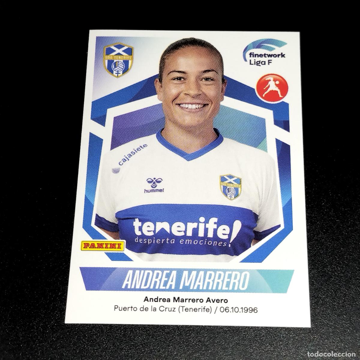 Figurine di Calcio: N&ordm; 157 ANDREA MARRERO GRANADILLA TENERIFE CROMOS FINETWORK LIGA F FEMENINA PANINI 2022 2023 22 23