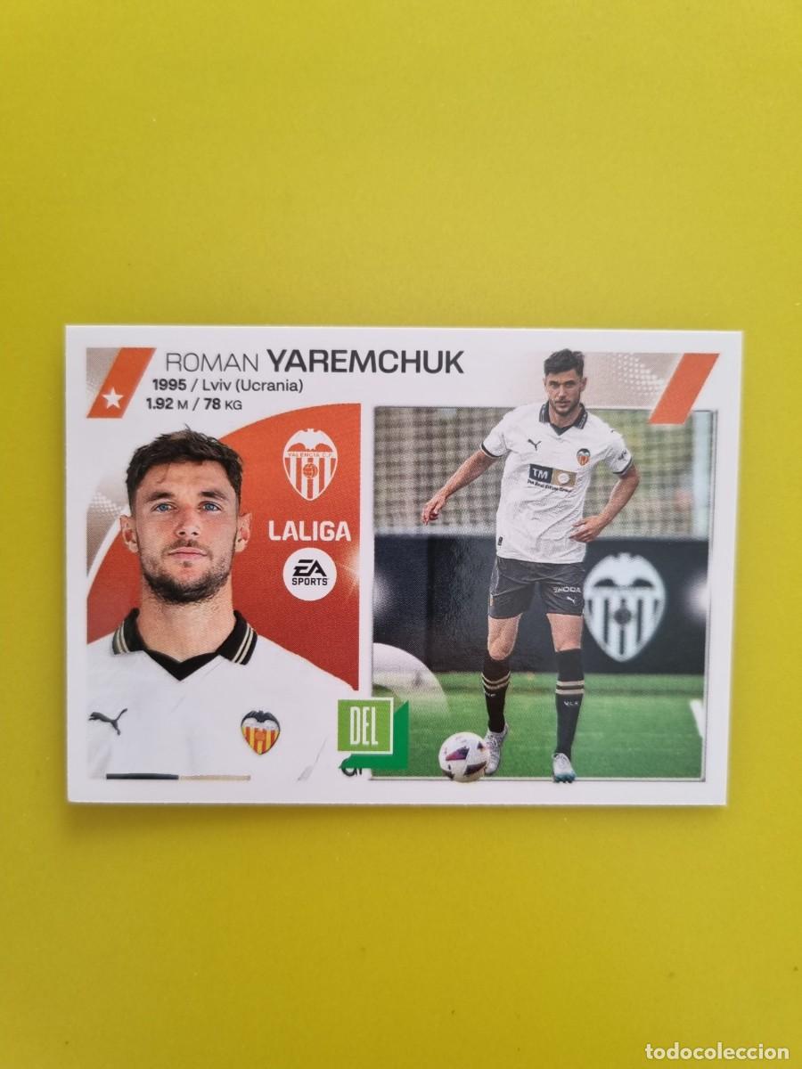 Figurine di Calcio: CROMO FTUBOL LIGA ESTE YAREMCHUK VALENCIA N&ordm;62 ULTIMOS FICHAJES 23 24 2023 2024 AR826