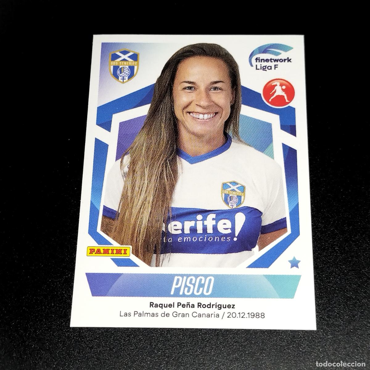 Figurine di Calcio: N&ordm; 160 PISCO GRANADILLA TENERIFE CROMOS FINETWORK LIGA F FEMENINA PANINI 2022 2023 22 23
