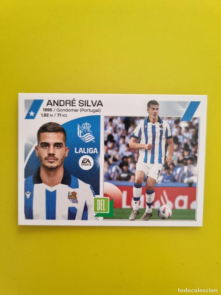 Cromos de f&uacute;tbol: CROMO FTUBOL LIGA ESTE ANDR&Eacute; SILVA REAL SOCIEDAD N&ordm;59 ULTIMOS FICHAJES 23 24 2023 2024 AR826