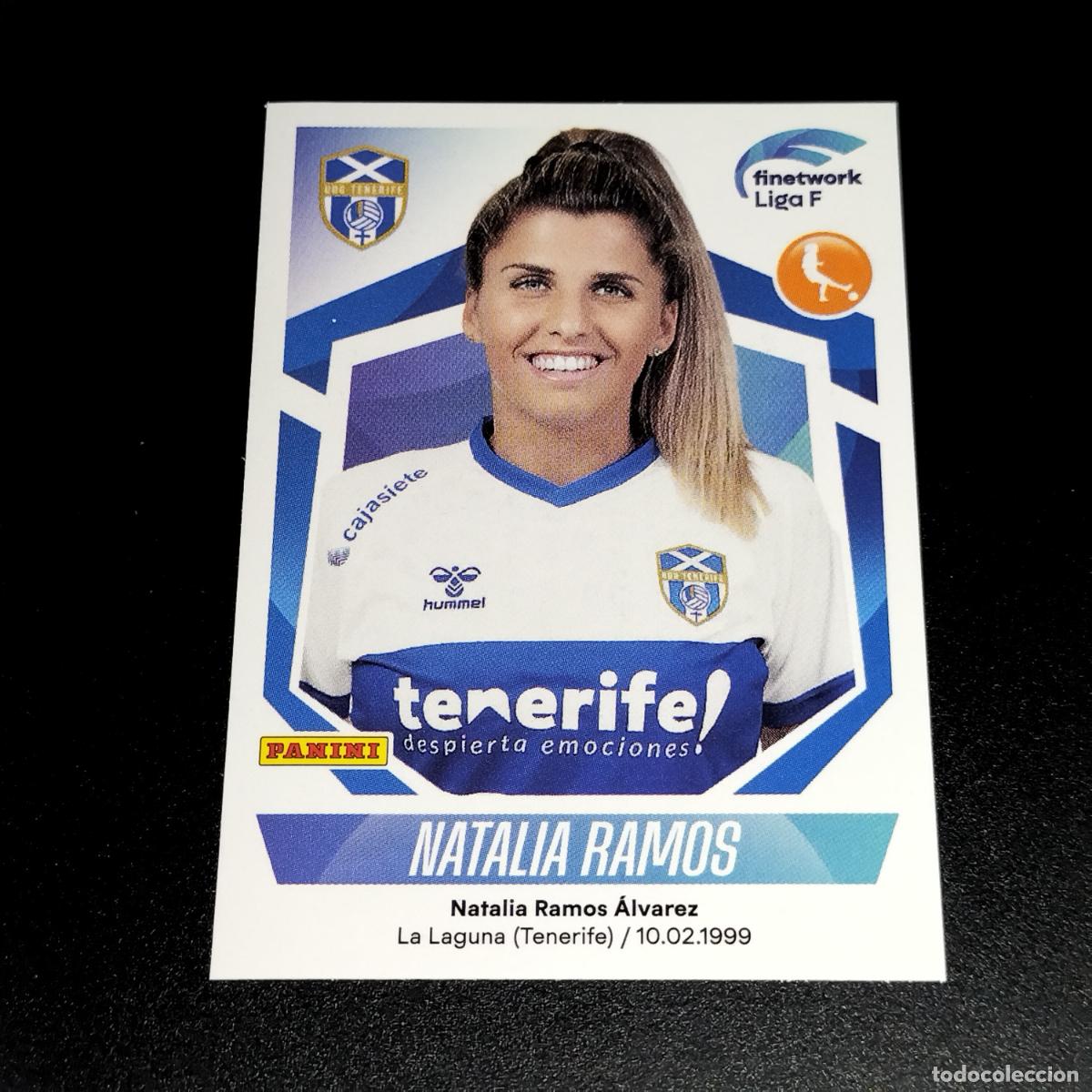 Cromos de f&uacute;tbol: N&ordm; 161 NATALIA RAMOS GRANADILLA TENERIFE CROMOS FINETWORK LIGA F FEMENINA PANINI 2022 2023 22 23