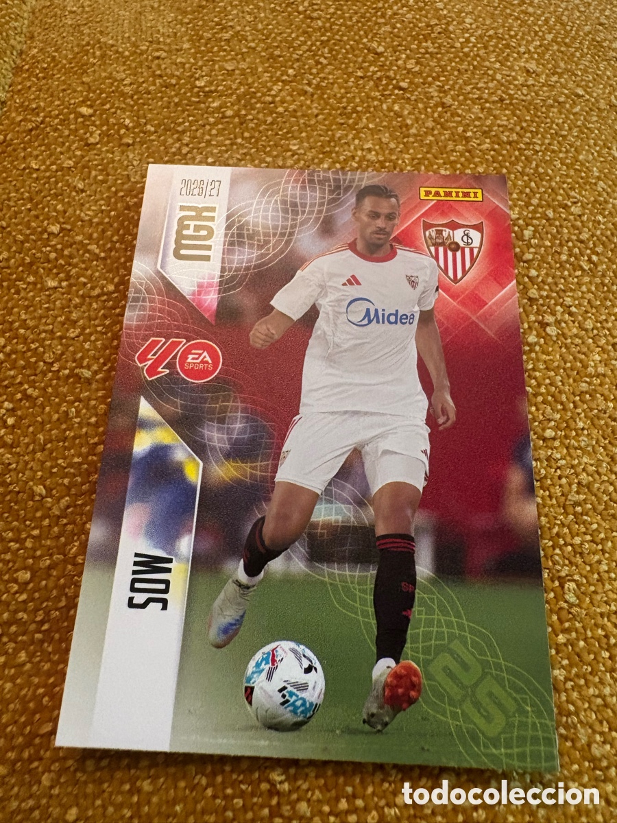 Cromos de f&uacute;tbol: Sow n&uacute;mero 336 del Sevilla megacracks 26-27 2026-2027
