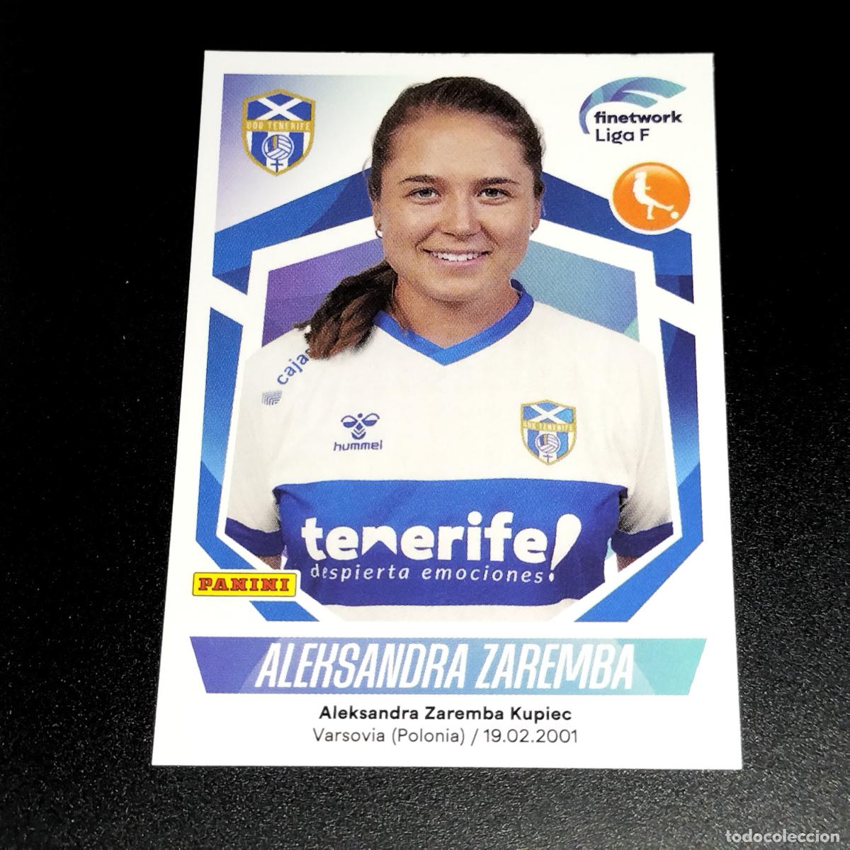 Cromos de f&uacute;tbol: N 164 ALEKSANDRA ZAREMBA GRANADILLA TENERIFE CROMOS FINETWORK LIGA F FEMENINA PANINI 2022 2023 22 23