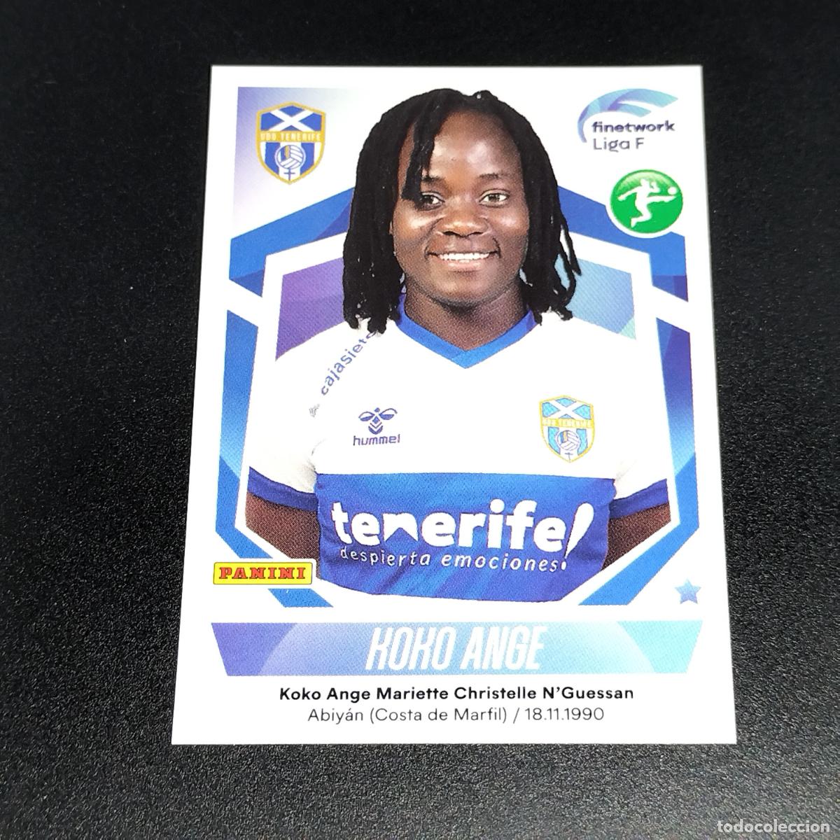 Cromos de f&uacute;tbol: N&ordm; 166 KOKO ANGE GRANADILLA TENERIFE CROMOS FINETWORK LIGA F FEMENINA PANINI 2022 2023 22 23