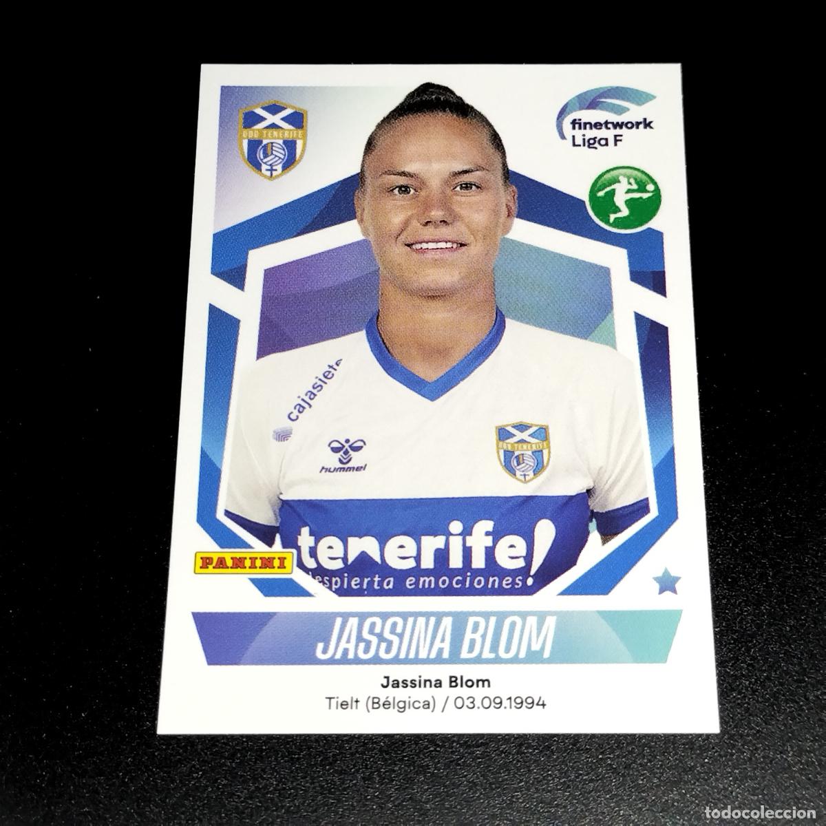 Cromos de f&uacute;tbol: N&ordm; 167 JASSINA BLOM GRANADILLA TENERIFE CROMOS FINETWORK LIGA F FEMENINA PANINI 2022 2023 22 23