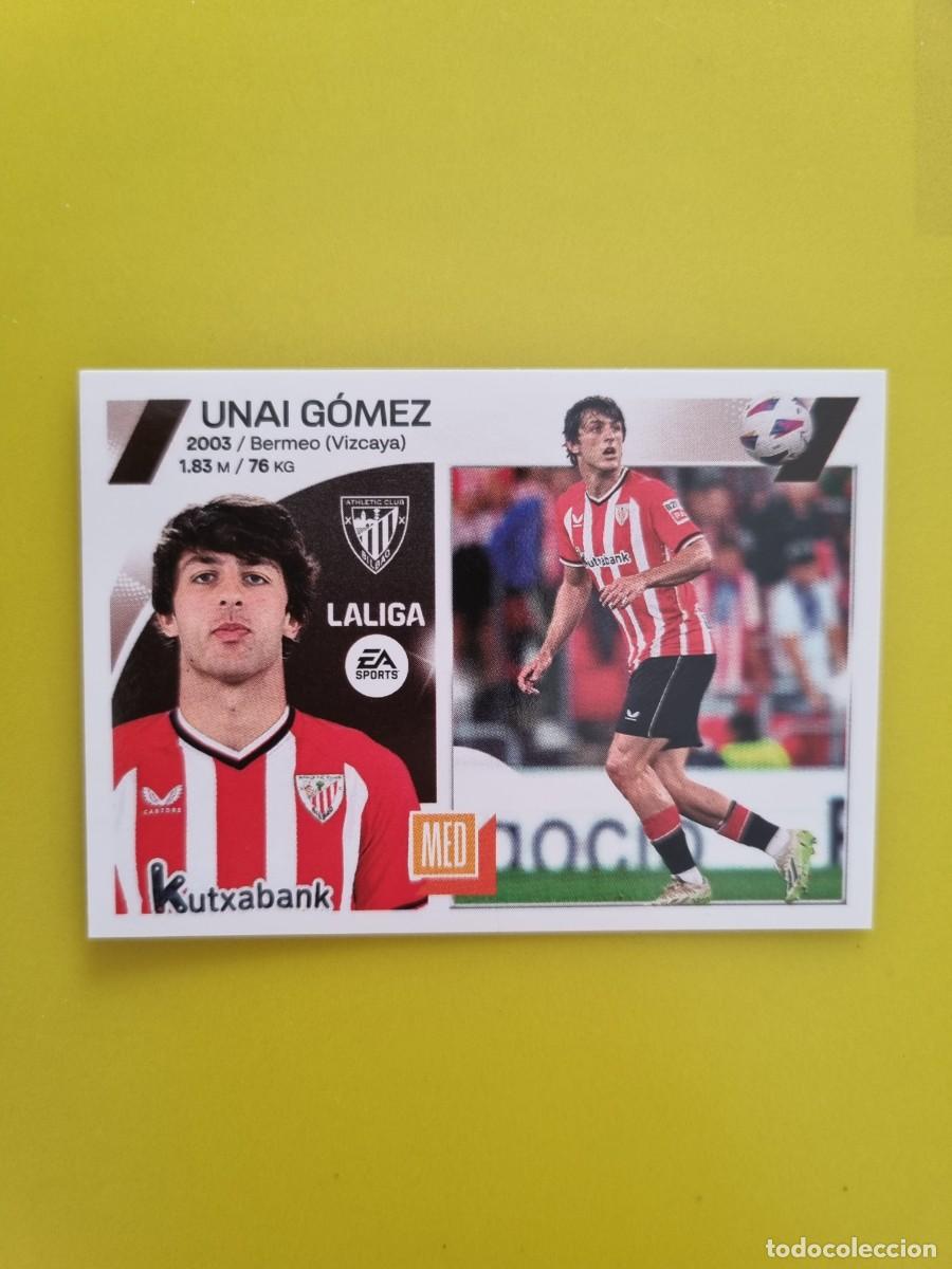 Figurine di Calcio: CROMO FTUBOL LIGA ESTE UNAI G&Oacute;MEZ ATH BILBAO N&ordm;15 BIS COLOCA 23 24 2023 2024 AR826