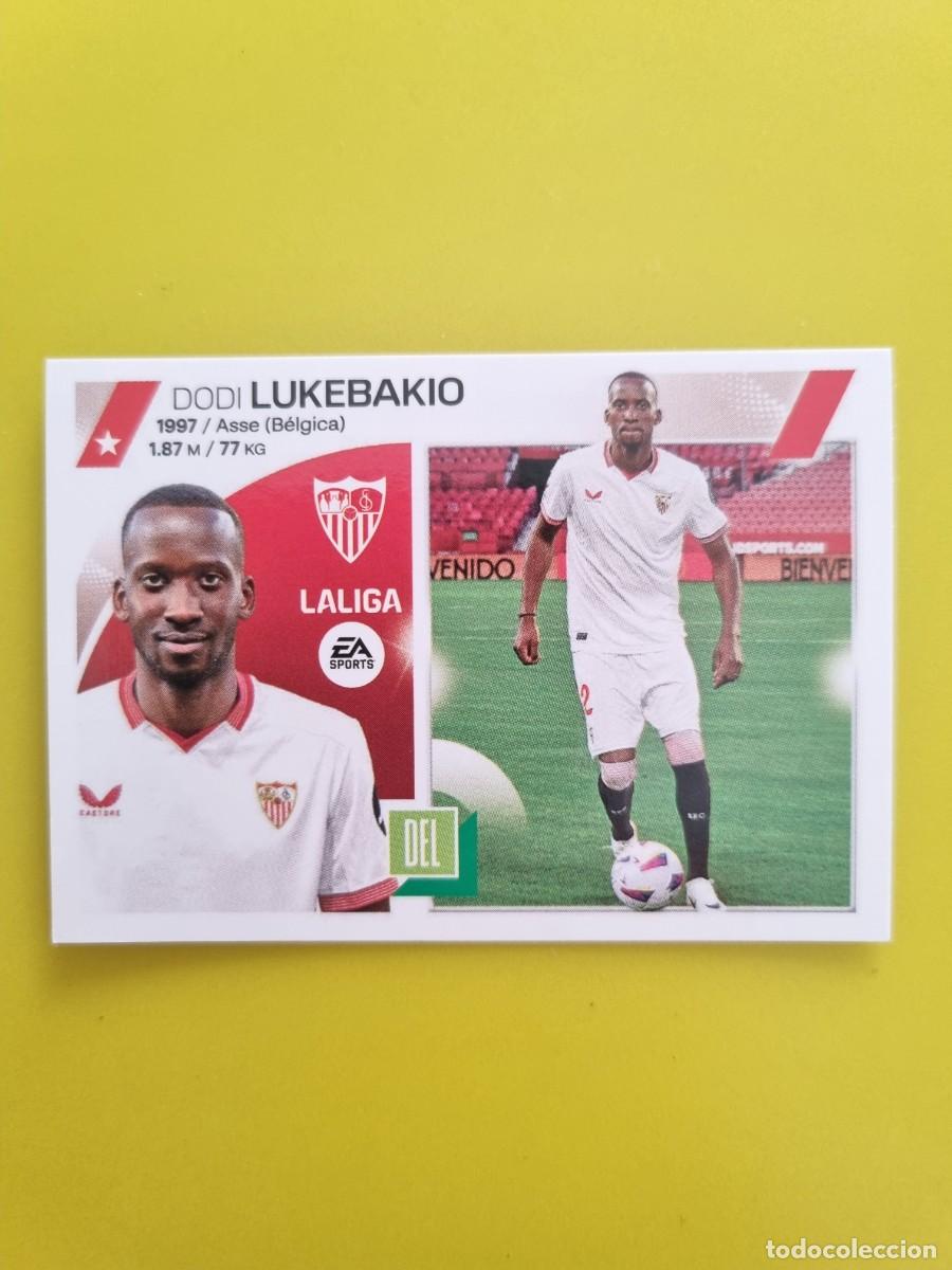 Figurine di Calcio: CROMO FTUBOL LIGA ESTE LUKEBAKIO SEVILLA N&ordm;31 UTIMOS FICHAJES 23 24 2023 2024 AR826