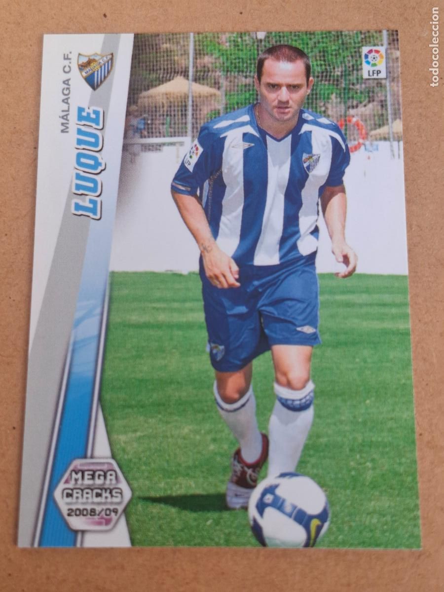 Cartes &agrave; collectionner de Football: MEGACRACKS 2008 2009 08 09 - PANINI - 174 BIS LUQUE - M&Aacute;LAGA CF
