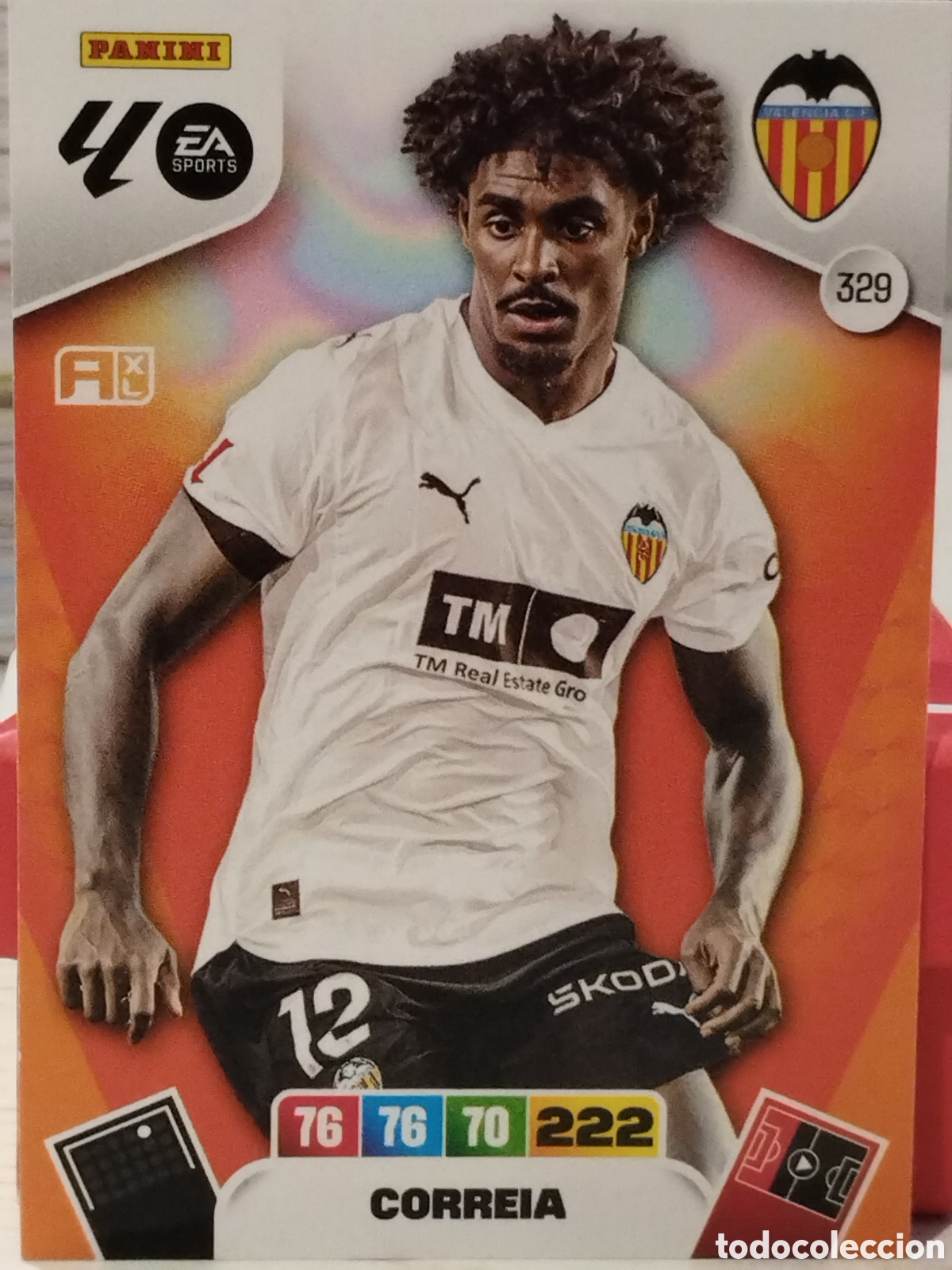 Cartes &agrave; collectionner de Football: 329 CORREIA RODR&Iacute;GUEZ VALENCIA ADRENALYN 2025 2026 PANINI 25 26