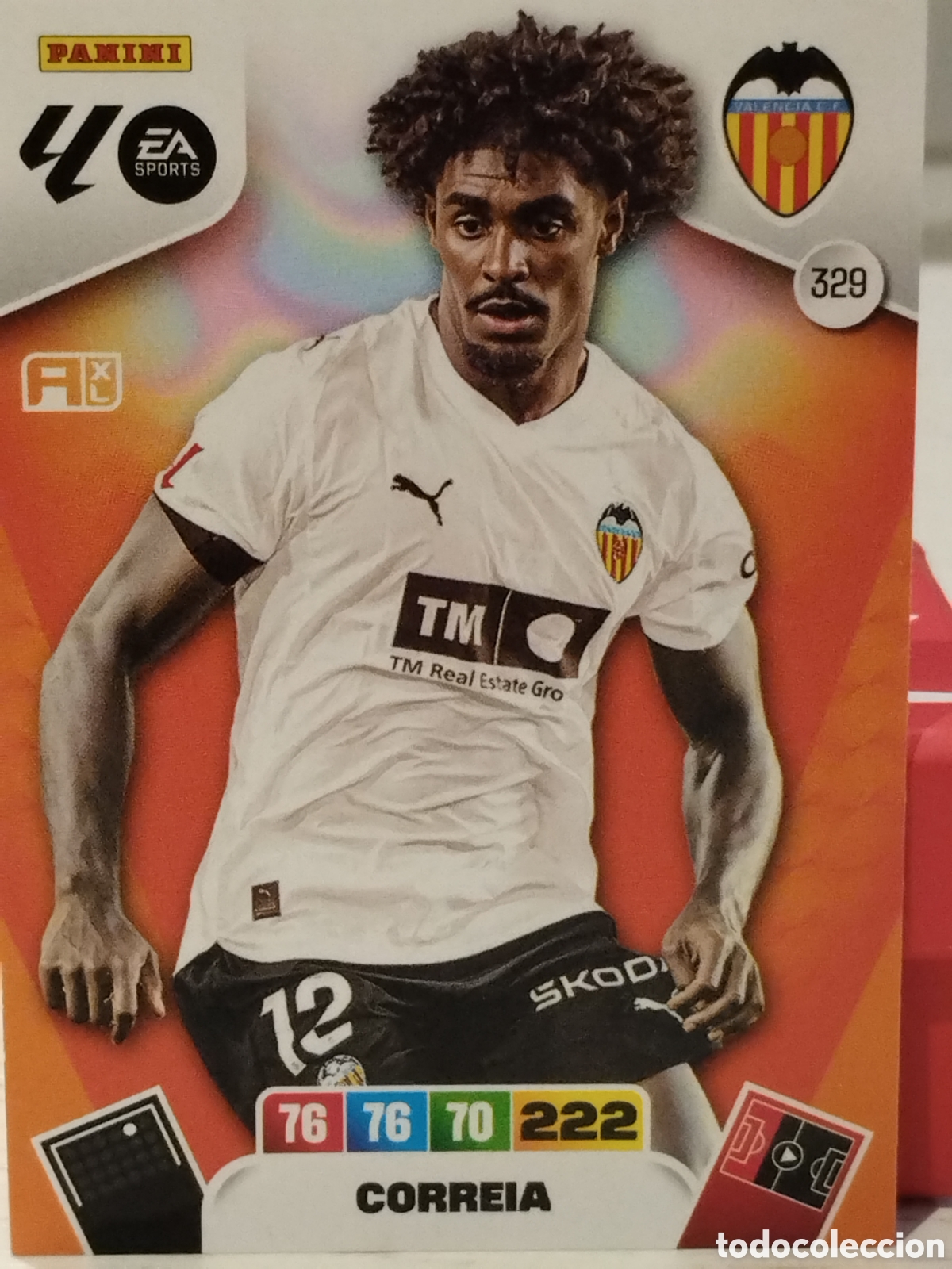 Fu&szlig;ball-Sticker: 329 CORREIA RODR&Iacute;GUEZ VALENCIA ADRENALYN 2025 2026 PANINI 25 26