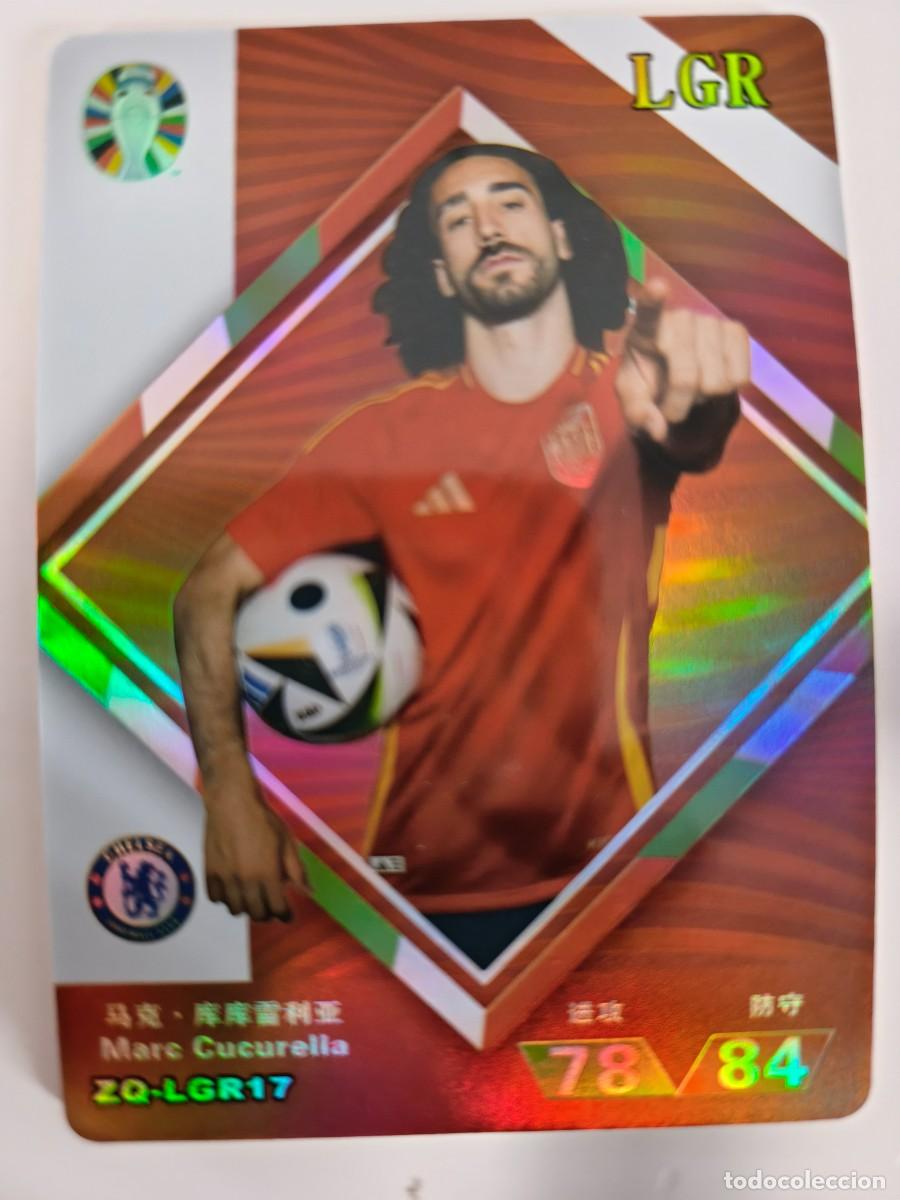 Cromos de f&uacute;tbol: Marc Cucurella real Madrid world cup Espa&ntilde;a - Chelsea , tarjeta especial china refractor
