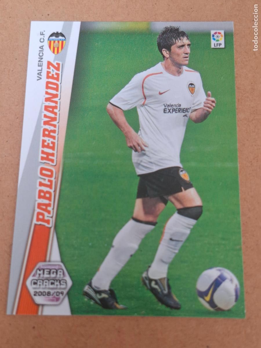 Cartes &agrave; collectionner de Football: MEGACRACKS 2008 2009 08 09 - PANINI - 315 BIS PABLO HERN&Aacute;NDEZ - VALENCIA CF